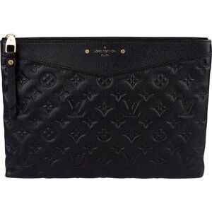 Louis Vuitton Black Empreinte Monogram Daily Pouch